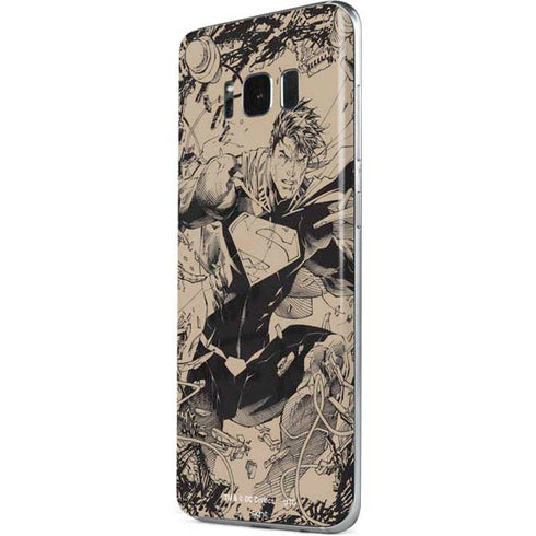 DC Comics Superman Unchained #1 Original Cover Pencils Galaxy S8 Plus Skin